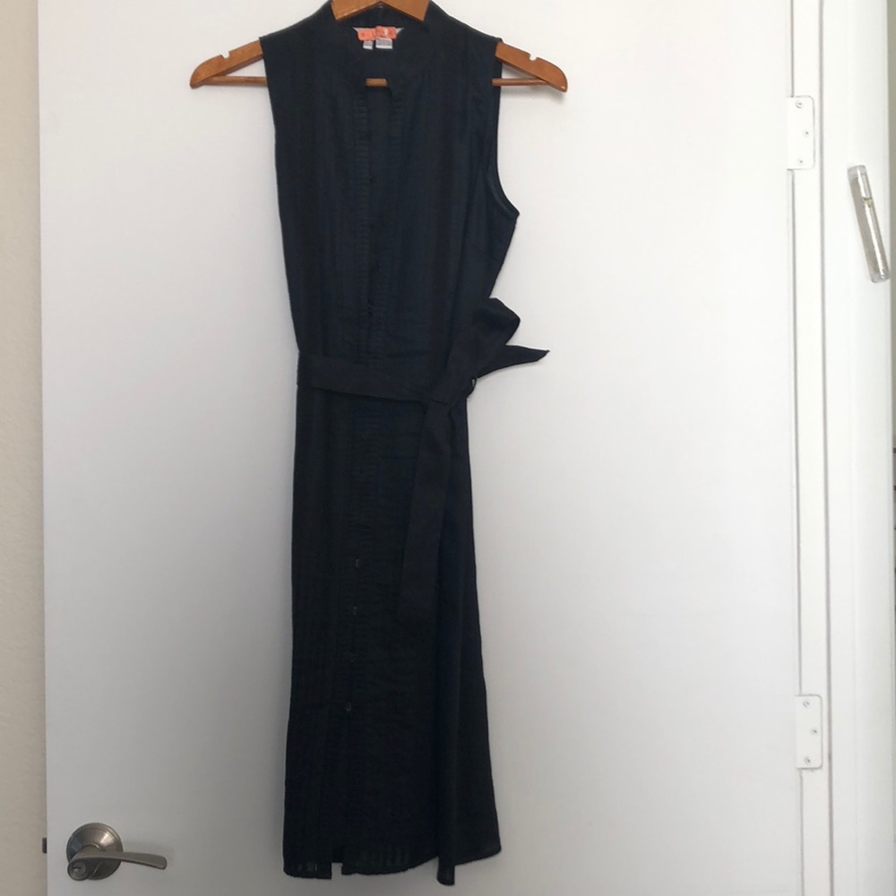 Black Pleated Zara dress